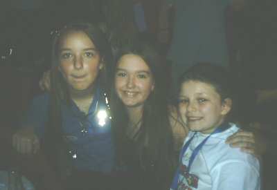 Beth (Centre) with Laura (Left) and Rebecca (Right)