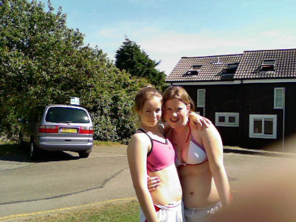 Me and Julie in the sun