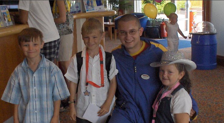 Darren and Boys with Friends Neice