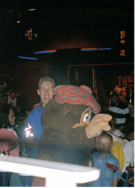 James and Greedy during Magical Parade