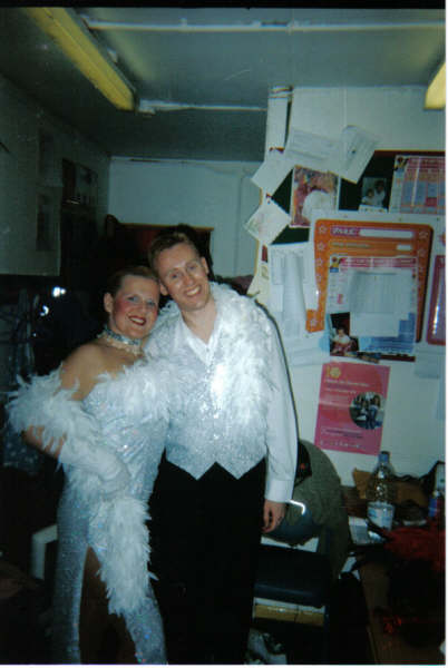James and Paula in Viva costumes