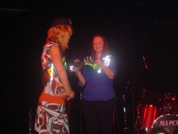 Me blowing out candles