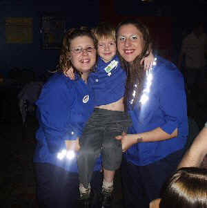 Lulu and Charlotte with Little Tom