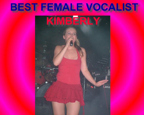 Best Female Vocalist - Kimberly