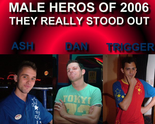 Male Heros - Ash, Dan, Trigger
